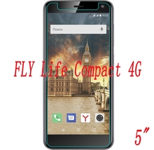Закаленное стекло 9H для смартфона Fly Life Compact 4G 5 дюймов, Защитная пленка для экрана телефона 2024 - купить недорого