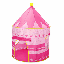 Детская палатка для больших помещений домик Принцесса замок игровые игрушки Складная Ткань 2021 2024 - купить недорого