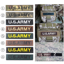 Adesivos bordados para mochila u. s. amry, patches táticos, emblemas de tecido, braçadeiras, adesivos militares 2024 - compre barato