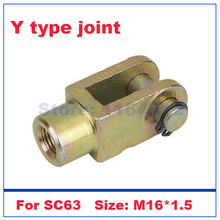 SC standard type pneumatic parts air cylinder Y joint for bore 63mm M16*1.5 rod joint 2024 - buy cheap