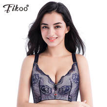 Fikoo-sujetadores sexys de talla grande para mujer, lencería con parte trasera de mariposa, copa D E, talla grande, 44D 46E 2024 - compra barato