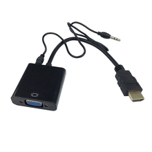 Compatible con HDMI a VGA con adaptador de Cable de Audio de Raspberry Pi 3 VGA Cable Adaptador convertidor soporte 1080P HDTV visualizador para PC 2024 - compra barato