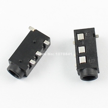 100pcs 3.5mm Female Audio Connector 4 Pin SMT Stereo Phone Jack PJ3020D 2024 - buy cheap