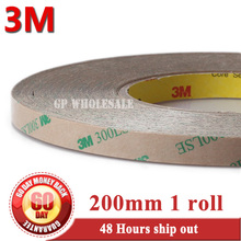 20CM / 200mm*55M 0.17mm 3M 300LSE 9495LE Strong Adhesion Two Sides Adhesive Tape for Electric Nameplate Waterproof 2024 - buy cheap