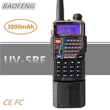 Двухсторонняя радиостанция BAOFENG, увеличенная батарея 3800 мАч, UHF VHF, портативная рация, HF трансивер, Sanner, радио станция 2024 - купить недорого