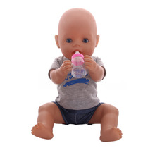 Luckdoll Simulated doll Feeding bottle for 43cm  - Doll accessories  toy gift 2024 - buy cheap