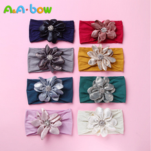 Bebê recém-nascido crianças coroa floral meninas headbands hairband phtography adereços recém-nascidos bandana acessórios do bebê 0-6years 2024 - compre barato