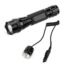 WF-501B 1-mode led lanterna 18650 tocha 1000lm luz branca t6 lâmpada led com interruptor tático controle remoto interruptor de pressão da cauda 2024 - compre barato