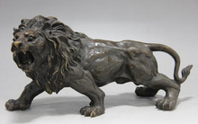 xd 003426 China Bronze Copper Feng Shui talisman Evil Fu Foo Dog Lion Art Statue statuary 2024 - buy cheap