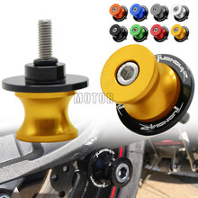 6MM For Aprilia Tuono V4 R 2011 V4R CNC Motorcycle Rear Swingarm Sliders Spools Stand Paddock Screws Swing Arm Protector Slider 2024 - buy cheap