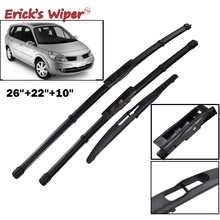 Erick's Wiper Front Rear Wiper Blades For Renault Scenic 2 / Grand 2005-2009 Windshield Windscreen Front 26"22"10" 2024 - buy cheap