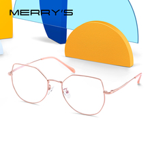 MERRY'S Women Fashion Cat Eye Glasses Frame Ladies Myopia Prescription Optical Eyeglasses S2010 2024 - buy cheap