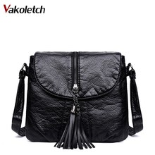 Women Messenger Bags Crossbody Fashion Women Bag Female Flap Bolsa New Designer Shoulder Bag Soft Leather Handbag KL554 2024 - buy cheap