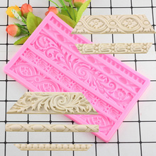 3D Border European Relief Silicone Mould Fondant Cake Decorating Baking Tools Sugar Craft Chocolate Gumpaste Candy Clay Moulds 2024 - buy cheap