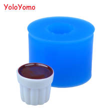P545YL 16.1mm Coffee Cup Flexible Silicone Mold - Fonant, Chocolate, Polymer Clay, Dollhouse, Food Grade, Candle, Resin Molds 2024 - buy cheap
