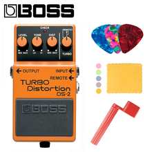 Boss DS-2 аудио турбо педаль искажения для комплект для гитары с медиаторами, ткань для полировки и намотки струн 2024 - купить недорого