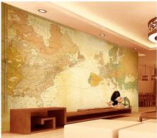 3d wallpaper murals custom TV wall Europe type restoring ancient ways the world map wallpaper 2024 - buy cheap