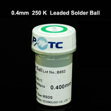 PMTC 250K  0.4/0.45/0.5/0.55mm  BGA Leaded solder Ball  bga rework reballing solder ball For  PCB Chips Motherboard Repair 2024 - buy cheap