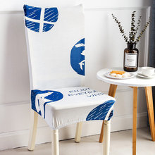 2019 скандинавский стиль домашний декор чехол для кресла спандекс 1 шт. растягивающиеся чехлы для сидений для свадебной вечеринки Чехол для сидения для офисной кухни 2024 - купить недорого
