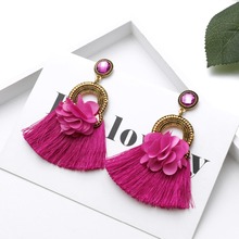 Bohemian Big Tassel Earrings For Women Female Chandelier Earring Handmade Brincos Statement Fashion Jewelry Wholesale 2019 2024 - buy cheap