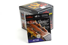 Струны для классической гитары Alice AC138-N/H, нейлоновые струны с покрытием из серебра 85/15 пробы и бронзовой обмоткой, 1-6 шт. в наборе, 12 шт. 2024 - купить недорого