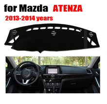 Capa para painel do carro rkac, para mazda atenza 2013 2014, manopla esquerda, acessórios para plataforma 2024 - compre barato
