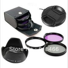 UV CPL FLD Lens Filter Kit Lens Cap Lens Hood 49/52/55/58/62/67/72/77mm for canon nikon pentax sony nex camera 500d 600d d5100 2024 - buy cheap