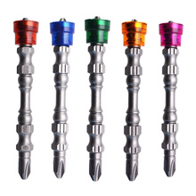 5pcs 65mm Strong Magnetic Screwdriver Bit Set Anti-Slip S2 Steel Electric Screw Driver Set 1/4" Hex Shank Double Head Power Tool 2024 - buy cheap