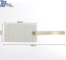 5 x 10cm Good Quality Mesh Platinized Titanium with Handle Anode Rhodium Jewelry Plating Plater Tools 2024 - buy cheap