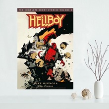Новый Hellboy художественный постер на заказ холст постер художественная отделочная ткань для дома ткань настенный постер печать шелковая ткань 2024 - купить недорого