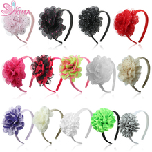 XIMA-Diadema de encaje de lunares para niña y mujer, accesorios para el cabello para niña, banda para el pelo de fiesta, 1 pieza, 4,5 pulgadas 2024 - compra barato