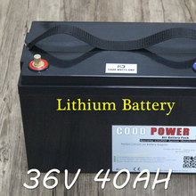 Bateria de íon de lítio para bicicleta elétrica, 36v, 40ah, 1500w, 36v 2024 - compre barato