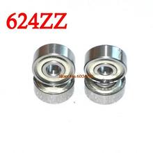 10PCS/LOT 624 624Z 624ZZ ball-bearing 4*13*5 mm chrome steel-bearing 2024 - buy cheap