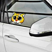 Etie Car Accessories Lovely Cartoon Poor Cat Sticker Decal for Motorcycle Laptop Skateboard Suitcase Chevrolet Toyota Honda Polo 2024 - buy cheap