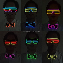 Conjunto de gafas LED parpadeantes + lazo de luz LED que brillan en la oscuridad, suministros de fiesta para carnaval, DIY, gran oferta de moda, Dec 2024 - compra barato