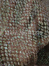 Buen brillo tela con encaje de red francés tul de estilo africano con purpurina pegada de JRB-3270 para las mujeres vestido de fiesta 2024 - compra barato