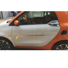 Palheta automotiva de aço inoxidável para desenho lateral de porta, ferramentas automotivas para benz smart fortwo 2015 2016 2017 2018 2024 - compre barato