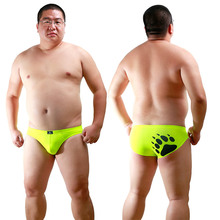 Plus Size Bear Claw Men's Triangular Trunks Gay Bear Underwear Bear Paw Low Waist Briefs Trunks For Bear 6 Colors M L XL XXL 2024 - buy cheap