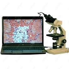 Профессиональный бинокулярный микроскоп высокой мощности, амскоп 2000X Vet, высокомощный бинокулярный микроскоп + USB-камера 2024 - купить недорого
