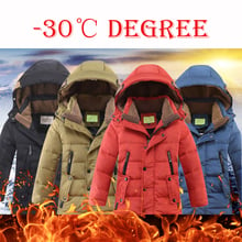 Big Boys Winter Jacket Children's Jackets Duck Down Padded Children Clothing Boy Warm Winter Down Coat Thick Outerwear 8-15 Year 2024 - buy cheap