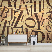 Decorative wallpaper Modern simple style of English combination wood grain wallpaper background wall painting 2024 - buy cheap