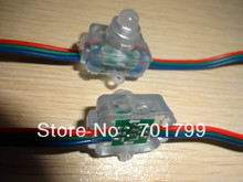 50pcs DC5V input WS2811 LED pixel light,with RGB- GREEN-BLUE wire,IP68 rated 2024 - buy cheap