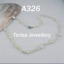 New Free Shipping A326#,New Mix Size Fresh Water Pearls Necklace 2-3mm/6-7MM 45cm(18inch)  Fashion Pearls Necklace. 2024 - buy cheap