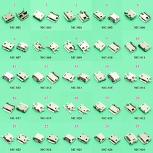 ChengHaoRan 25models 25-125pcs/lot Micro USB Jack 5P 5pin USB Charging Socket Connector SMD DIP V8 Port Charging Data power Plug 2024 - buy cheap