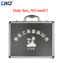 Chkj corpo original lishi 2 em 1 caixa de ferramentas de reparo, caixa de armazenamento para 32 peças lishi 2 em 1 e 1 peça cortador de chave lishi frete grátis 2024 - compre barato