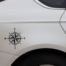 15 см * 15 см художественный дизайн винил NSWE компас автомобильные наклейки Черный/белый автомобильные аксессуары 2024 - купить недорого