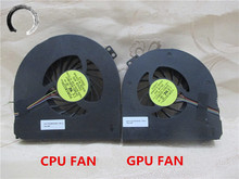 Laptop Cooler Fan Used For Dell Precision M4600  CPU 002HC9 /GPU 05PJ49 DFS601605HB0T 5V 0.5A 02HC9 5PJ49 DC2800B2SL DC2800B3SL 2024 - buy cheap
