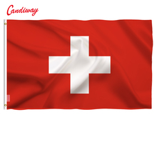90 x 150cm  Helvetic The Switzerland Flag Holland Polyester Swiss Flag High Quality Cheap Price In-kind Shooting  NN021 2024 - buy cheap
