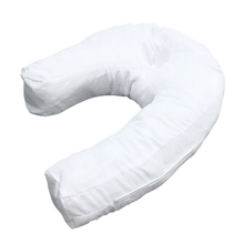 Almohada para dormir de lado en forma de U para el cuidado de la salud, soporte para el cuello y la espalda, antironquidos, de algodón, para aliviar el dolor 2024 - compra barato