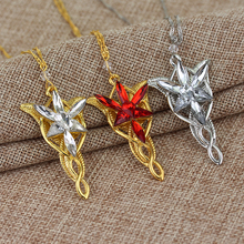 dongsheng Arwen Evenstar Pendant necklaces for women arwen crystal chokers necklace fashion movie gold color jewelry 2024 - buy cheap